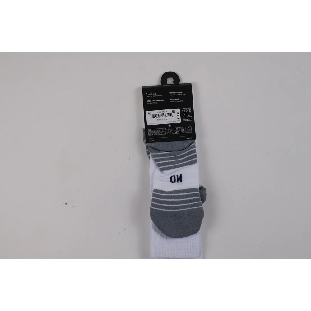 Adidas Soccer Socks Team Speed Pro White Gray Medium NWT